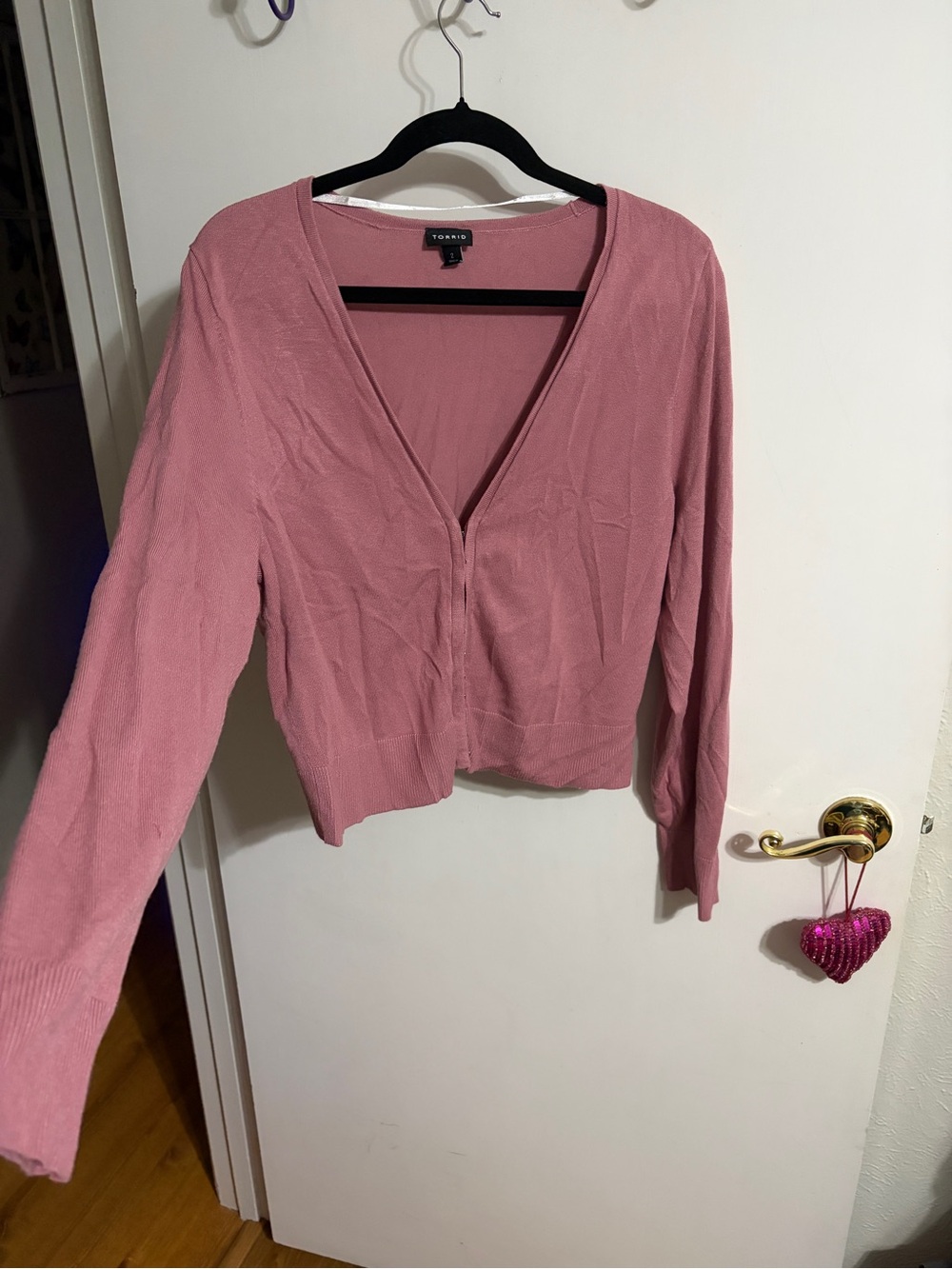 🥳 2 Torrid Dusty Rose Knit Cardigan Top